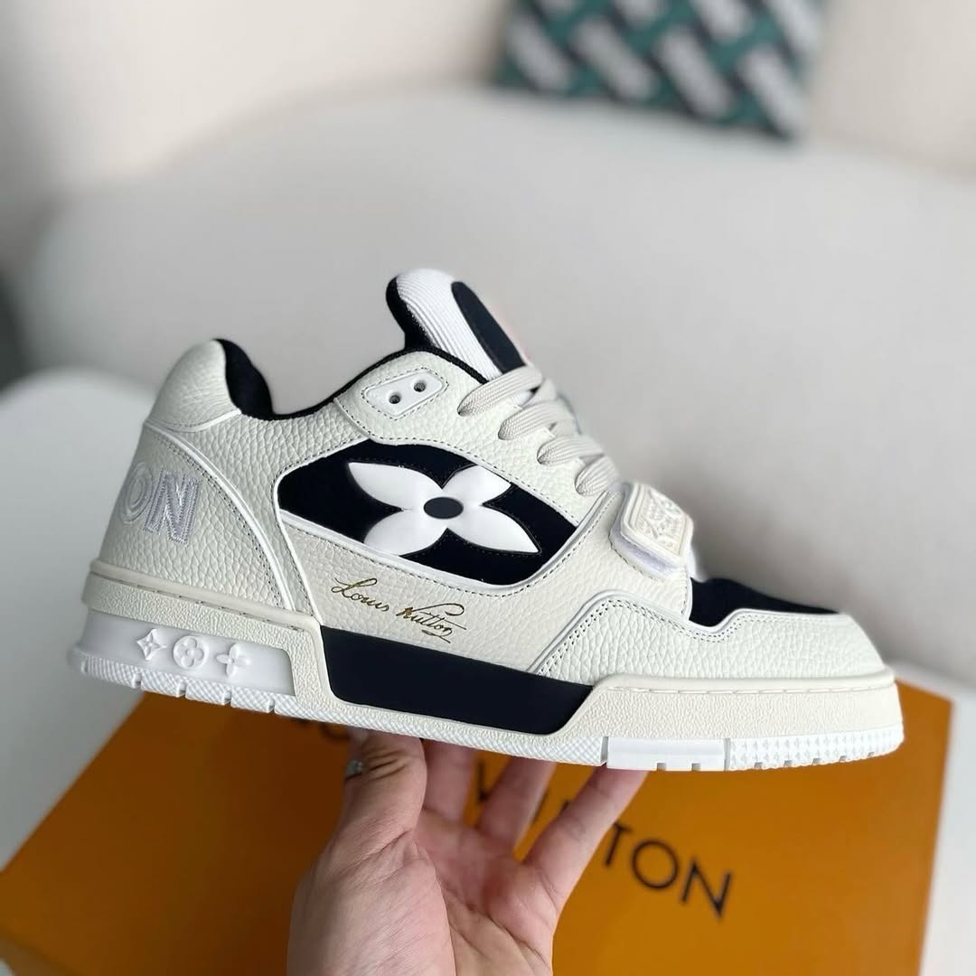 Men’s Luxe Street Sneakers | White-Black Designer Look | Premium Quality at Low Price – thethings