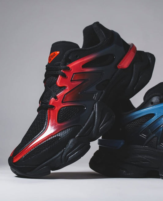 Bold Fire-Gradient Chunky Sneakers for Men | Street Style Sports Shoes – thethings