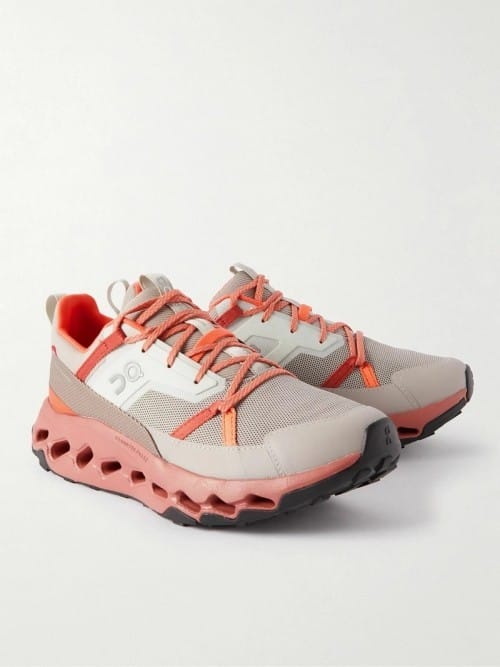 sneakers of red tone