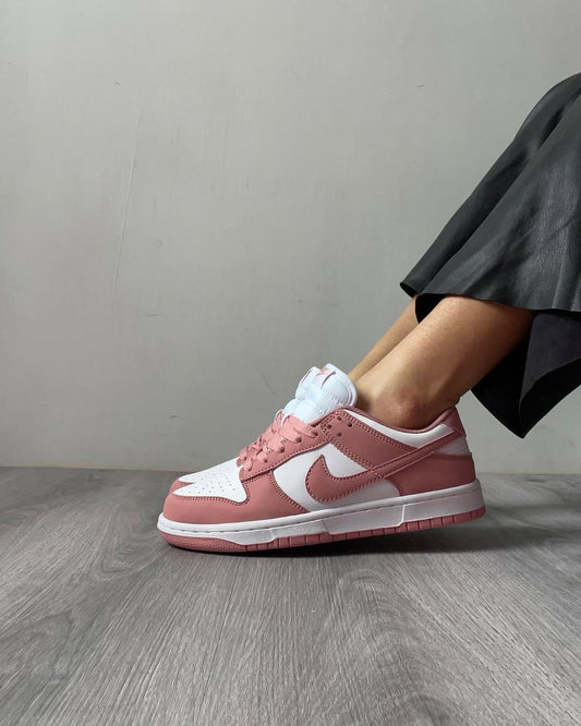 Peach White Nike Style Sneakers – Premium First Copy for Men & Women